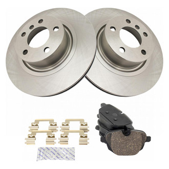 TRQ® - Rear Disc Brake Kit with Ceramic Pads