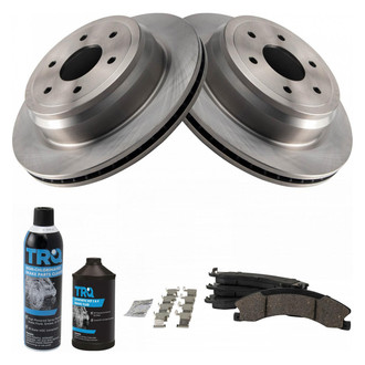 TRQ® - Rear Disc Brake Kit with Ceramic Pads