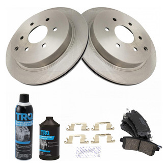 TRQ® - Rear Disc Brake Kit with Ceramic Pads
