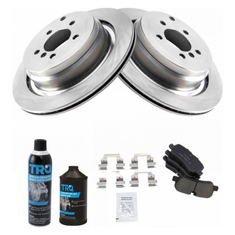 TRQ® - Rear Disc Brake Kit with Ceramic Pads