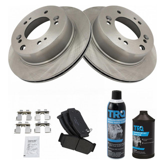 TRQ® - Rear Disc Brake Kit with Ceramic Pads