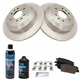 TRQ® - Rear Disc Brake Kit with Ceramic Pads