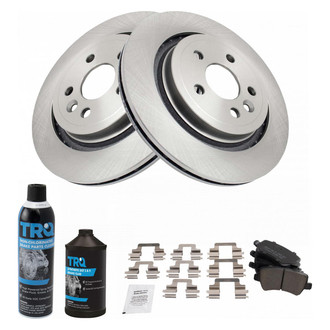 TRQ® - Rear Disc Brake Kit with Ceramic Pads