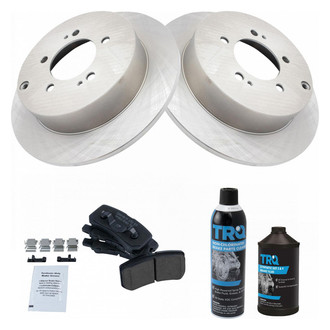 TRQ® - Rear Disc Brake Kit with Ceramic Pads