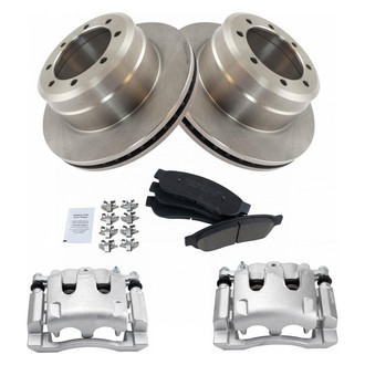 TRQ® - Rear Disc Brake Kit with Ceramic Pads and Calipers
