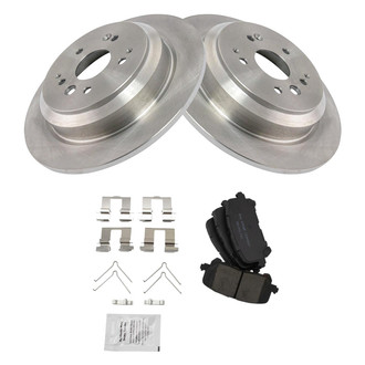 TRQ® - Rear Disc Brake Kit with Ceramic Pads