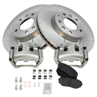 TRQ® - Performance Ceramic Front Brake Kit with Calipers