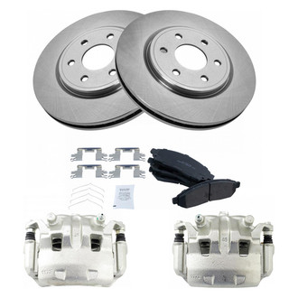 TRQ® - Front Disc Brake Kit with Ceramic Pads and Calipers