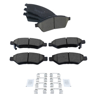 TRQ® - Ceramic Front and Rear Disc Brake Pads