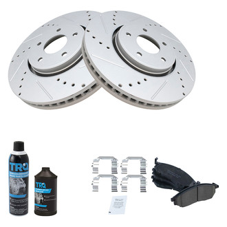 TRQ® - Performance Ceramic Front Brake Kit