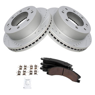 TRQ® - Performance Ceramic Front Brake Kit
