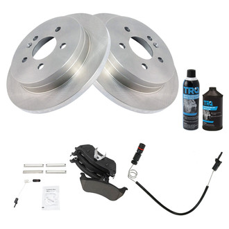 TRQ® - Rear Disc Brake Kit with Ceramic Pads