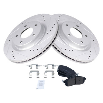 TRQ® - Performance Semi-Metallic Front Brake Kit