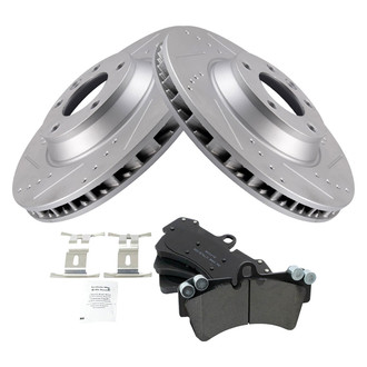 TRQ® - Performance Semi-Metallic Front Brake Kit