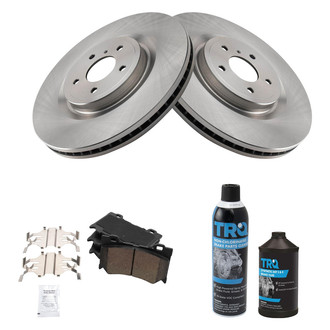 TRQ® - Front Disc Brake Kit with Ceramic Pads