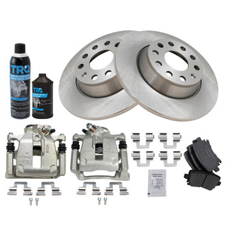 TRQ® - Rear Disc Brake Kit with Ceramic Pads and Calipers