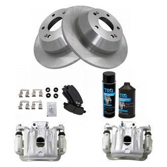 TRQ® - Rear Disc Brake Kit with Ceramic Pads and Calipers