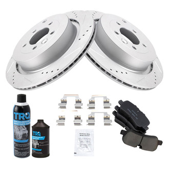 TRQ® - Performance Ceramic Rear Brake Kit