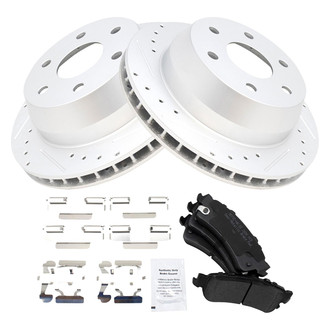 TRQ® - Performance Semi-Metallic Rear Brake Kit