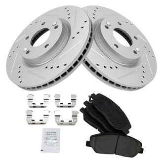 TRQ® - Performance Ceramic Front Brake Kit