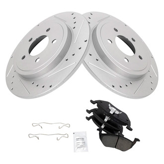 TRQ® - Performance Ceramic Rear Brake Kit