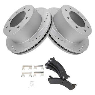 TRQ® - Performance Semi-Metallic Rear Brake Kit
