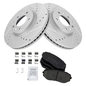 TRQ® - Performance Ceramic Front Brake Kit