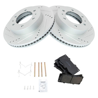 TRQ® - Performance Ceramic Front Brake Kit