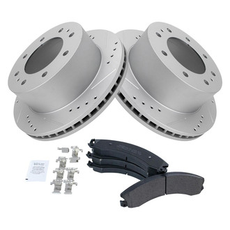 TRQ® - Performance Semi-Metallic Rear Brake Kit