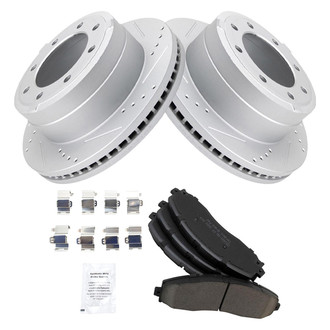 TRQ® - Performance Ceramic Rear Brake Kit
