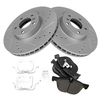 TRQ® - Performance Ceramic Front Brake Kit