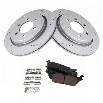 TRQ® - Performance Ceramic Rear Brake Kit