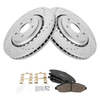 TRQ® - Performance Ceramic Front Brake Kit