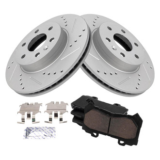 TRQ® - Performance Ceramic Front Brake Kit