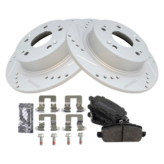 TRQ® - Performance Ceramic Rear Brake Kit