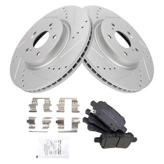 TRQ® - Performance Ceramic Front Brake Kit