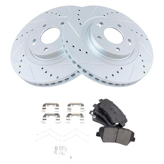 TRQ® - Performance Ceramic Front Brake Kit