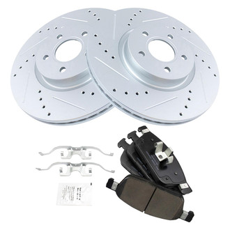 TRQ® - Performance Ceramic Front Brake Kit