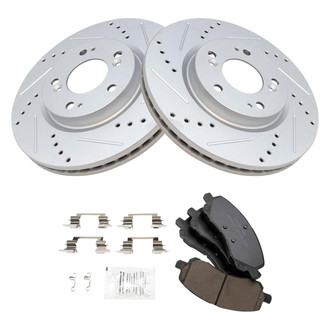 TRQ® - Performance Ceramic Front Brake Kit
