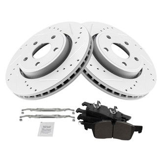 TRQ® - Performance Ceramic Front Brake Kit