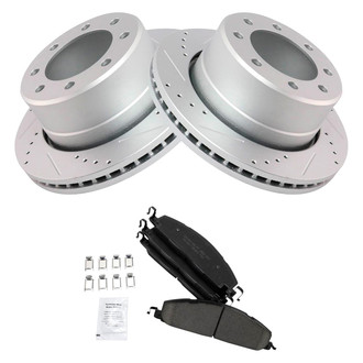 TRQ® - Performance Ceramic Rear Brake Kit