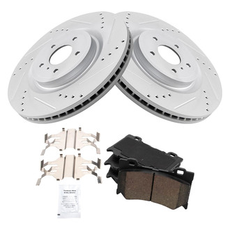 TRQ® - Performance Ceramic Front Brake Kit
