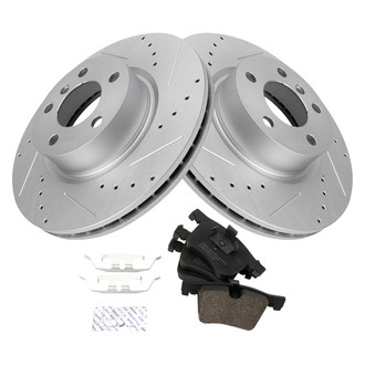 TRQ® - Front Disc Brake Kit with Ceramic Pads