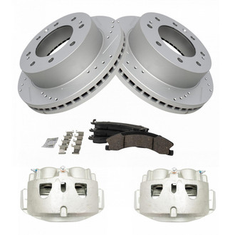 TRQ® - Front Disc Brake Kit with Ceramic Pads and Calipers