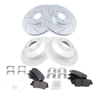 TRQ® - Performance Ceramic Brake Kit