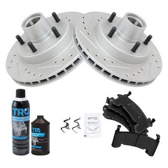 TRQ® - Performance Semi-Metallic Front Brake Kit
