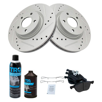 TRQ® - Performance Semi-Metallic Front Brake Kit