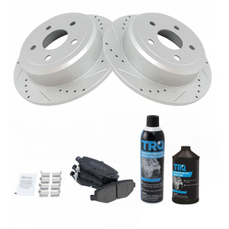 TRQ® - Performance Semi-Metallic Rear Brake Kit