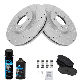 TRQ® - Performance Ceramic Front Brake Kit