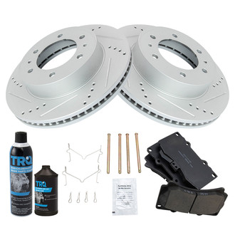 TRQ® - Performance Ceramic Front Brake Kit